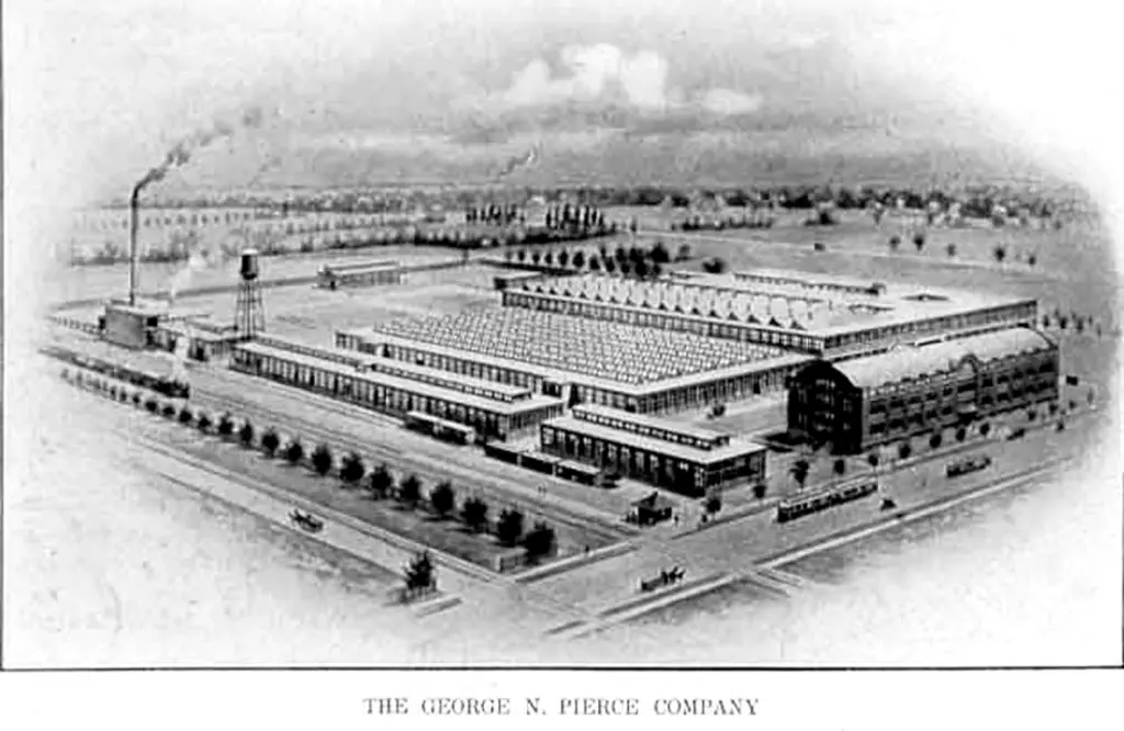 The George N. Pierce Company works in Buffalo.