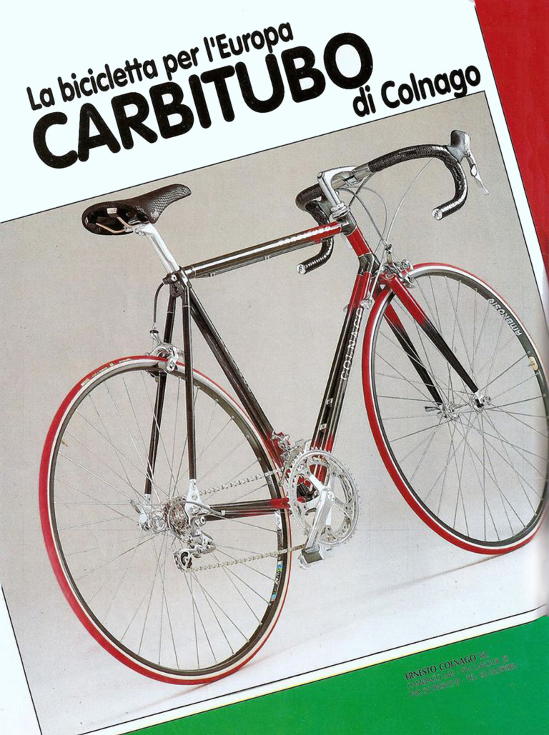 Colnago Advertisement — La Bicicletta per l’Europa: Carbitubo di Colnago — page 1 of 1