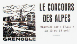 Le Concours Des Alpes Advertisement Le Cycliste August