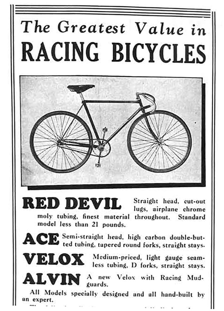 Drysdale Red Devil, Ace, Velox & Alvin Advertisement