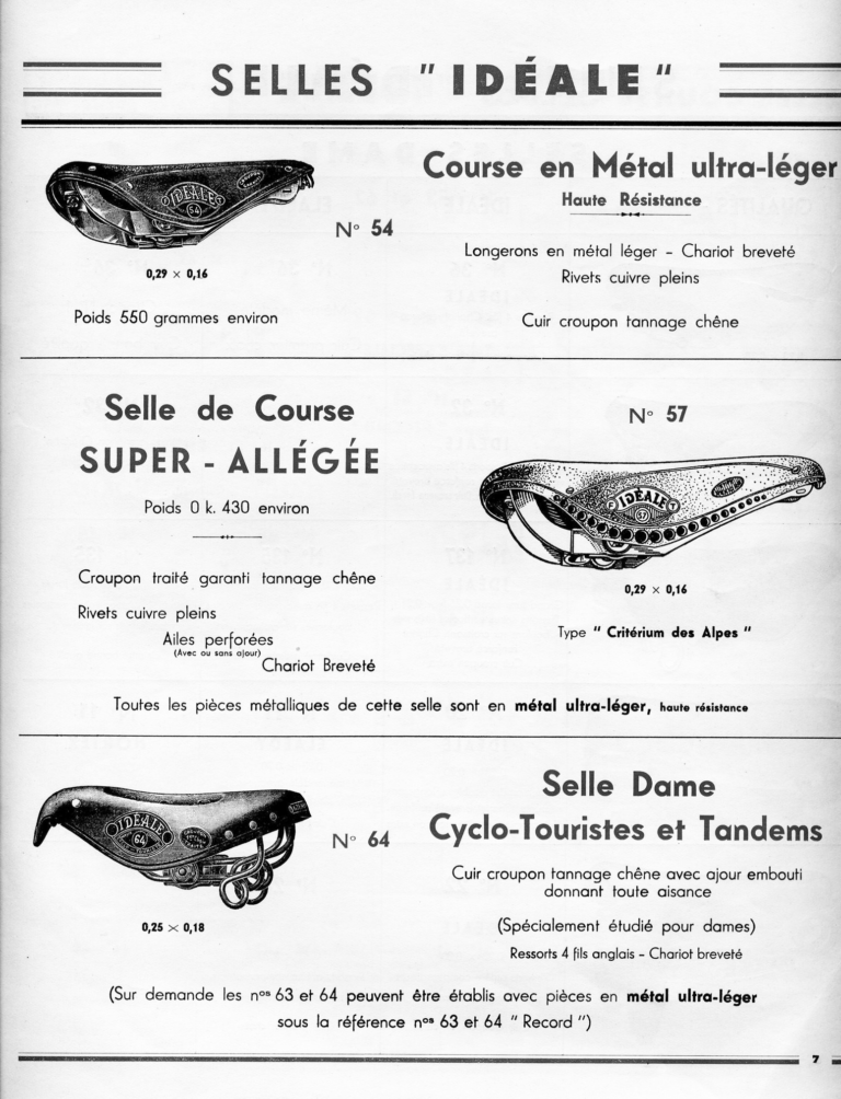 Idéale c.1936 Catalog — Tron & Berthet (Title Page and Pages 3 to 11) — page 6 of 10