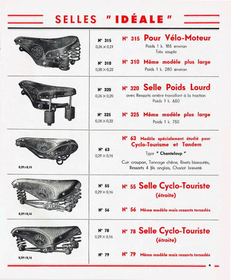 Idéale c.1936 Catalog — Tron & Berthet (Title Page and Pages 3 to 11) — page 4 of 10