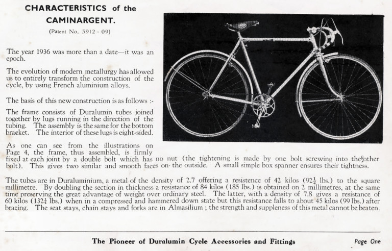Caminargent 1937 Catalog — The Hicking English Edition, Sterling Prices and the Cork-Filled Lugs — page 2 of 5