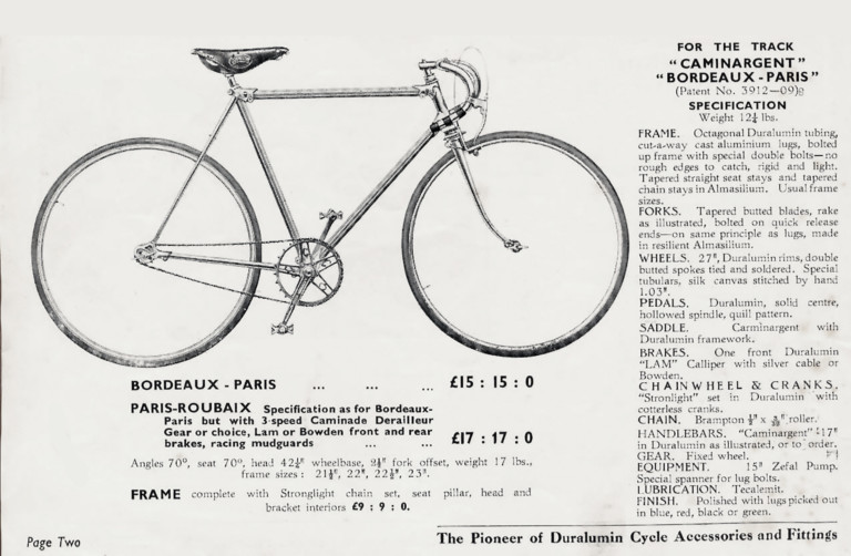 Caminargent 1937 Catalog — The Hicking English Edition, Sterling Prices and the Cork-Filled Lugs — page 3 of 5