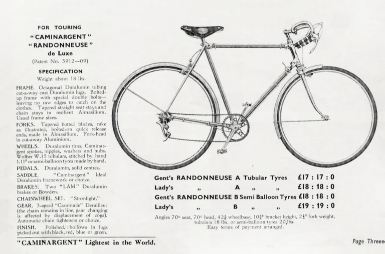 Caminargent 1937 Catalog — The Hicking English Edition, Sterling Prices and the Cork-Filled Lugs — page 4 of 5