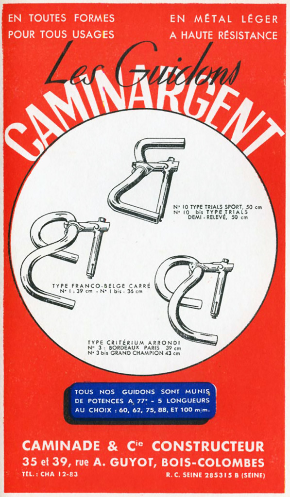 Caminargent Les Guidons 1949 Advertisement