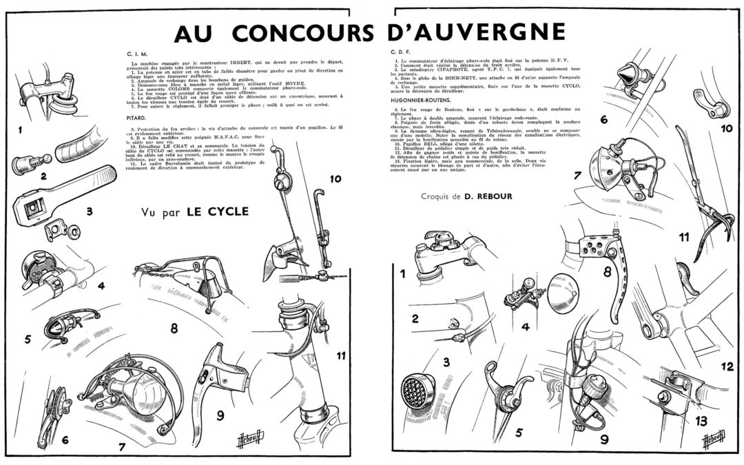 Daniel Rebour Au Concours D'Auvergne 9-1-1949