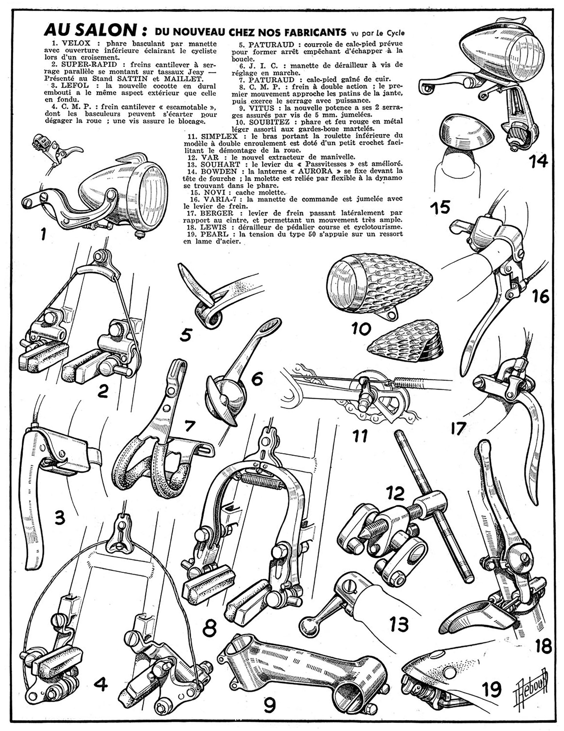 Daniel Rebour Au Salon Du Nouveau Chez Nos Fabricants 12-2-1948