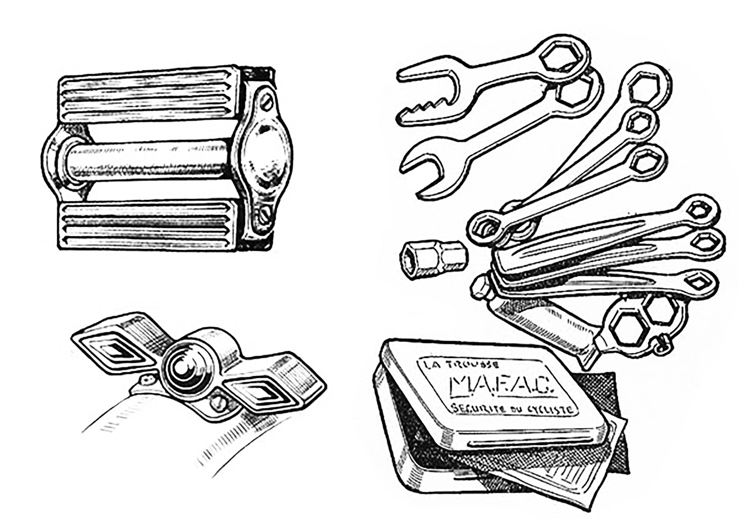 Daniel Rebour Misc. Bicycle Parts and Tools