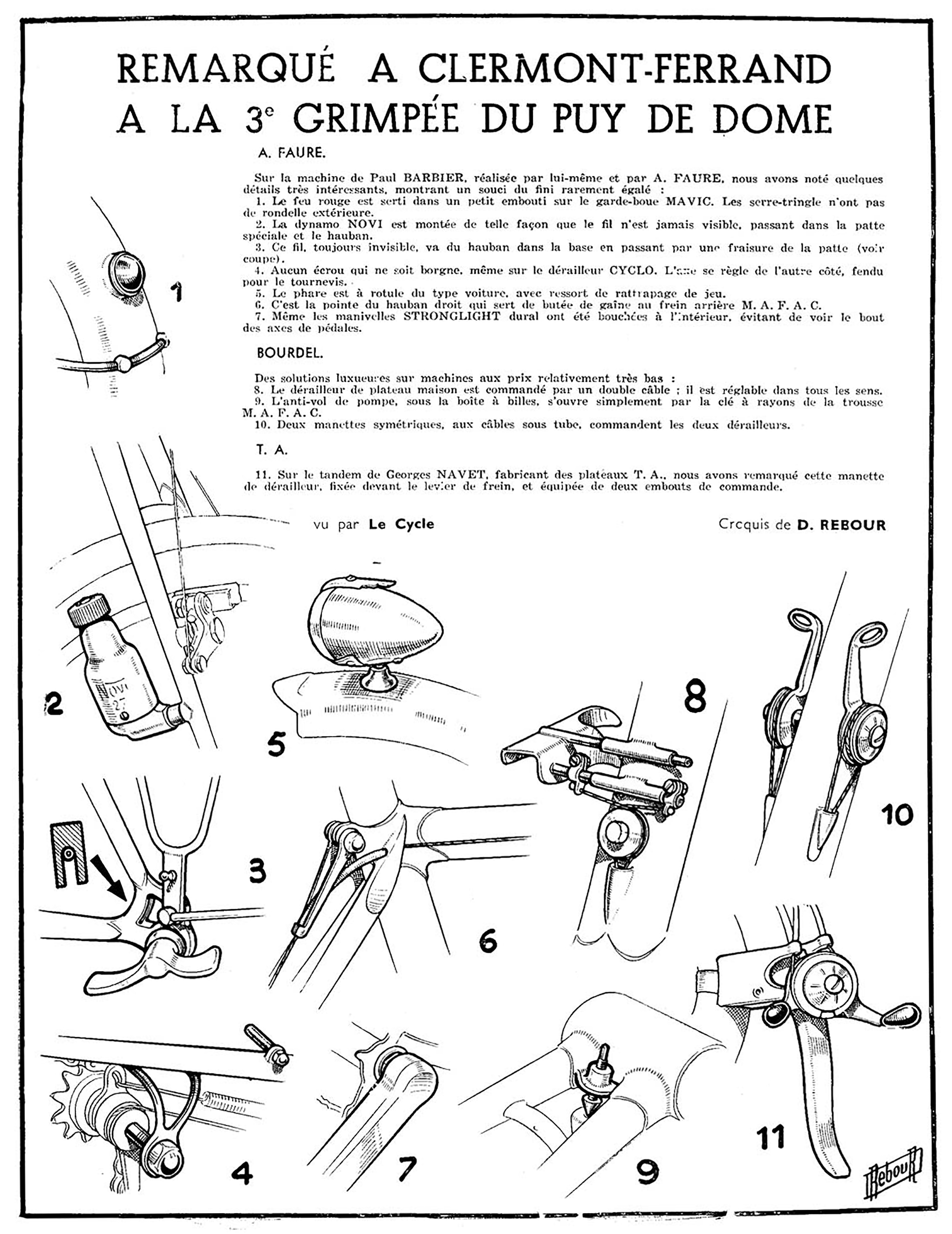 Daniel Rebour Remarque A Clermont-Ferrand 10-3-1949