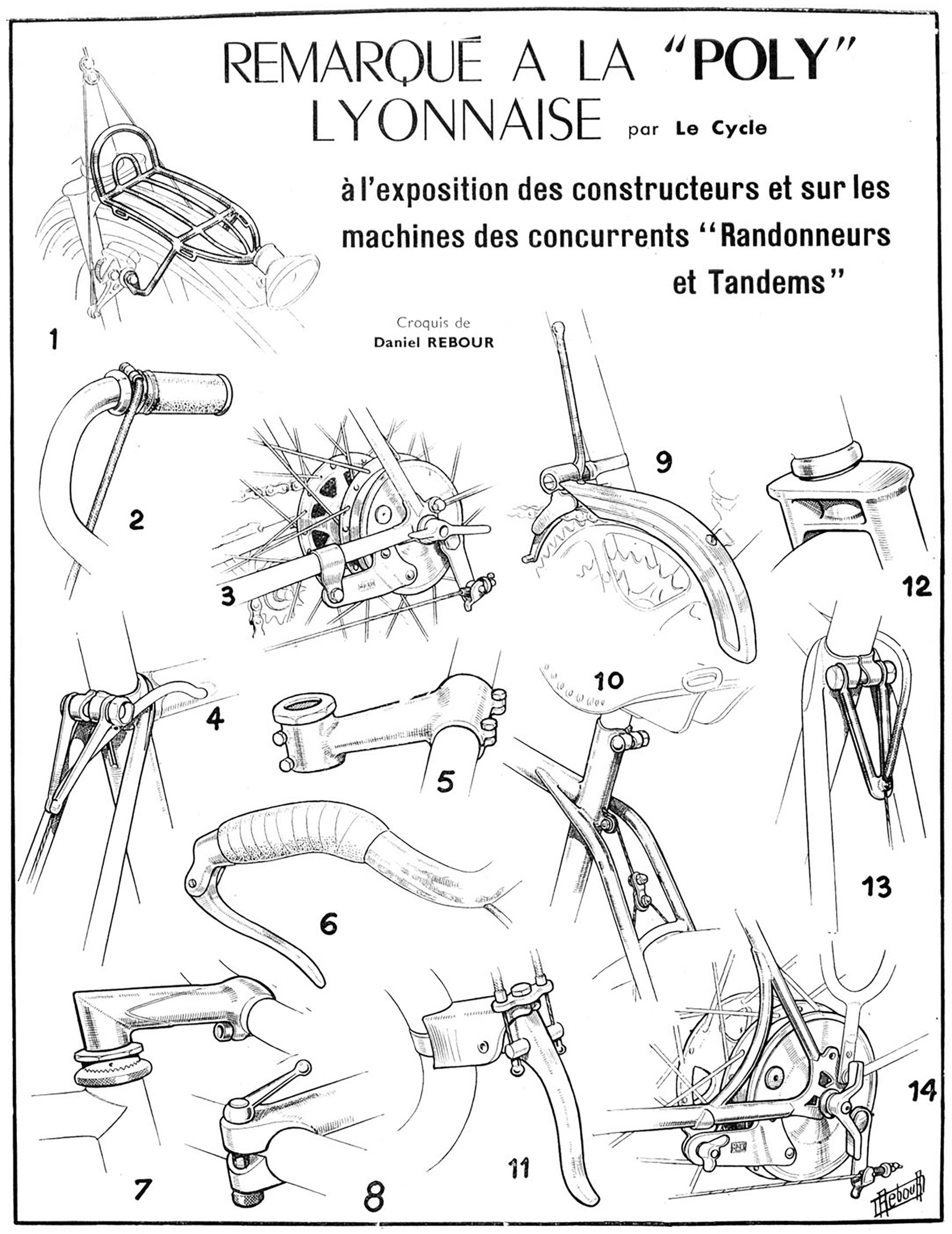 Daniel Rebour Remarque a la "Poly" Lyonnaise 11-1-1949