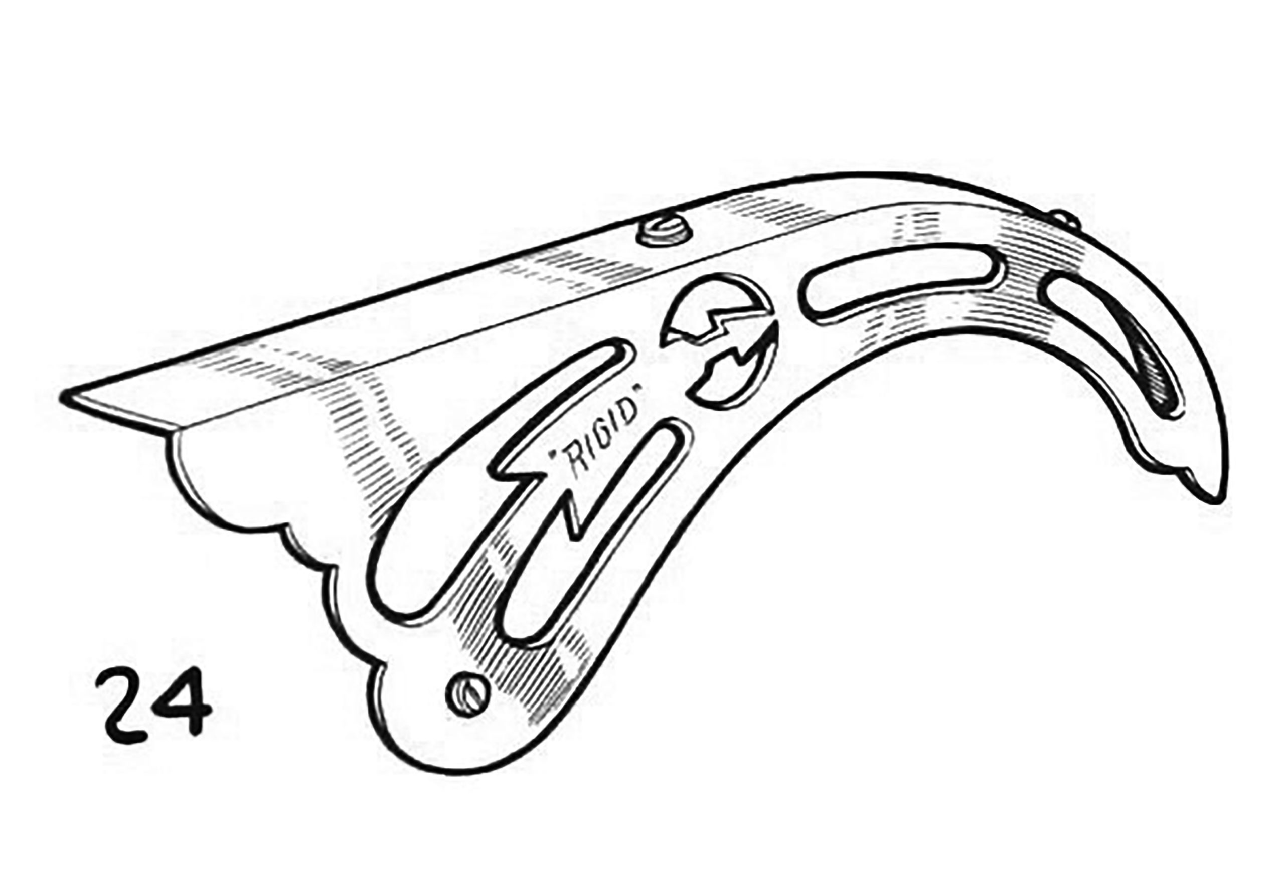 Daniel Rebour Rigid Duralumin Chain Guard