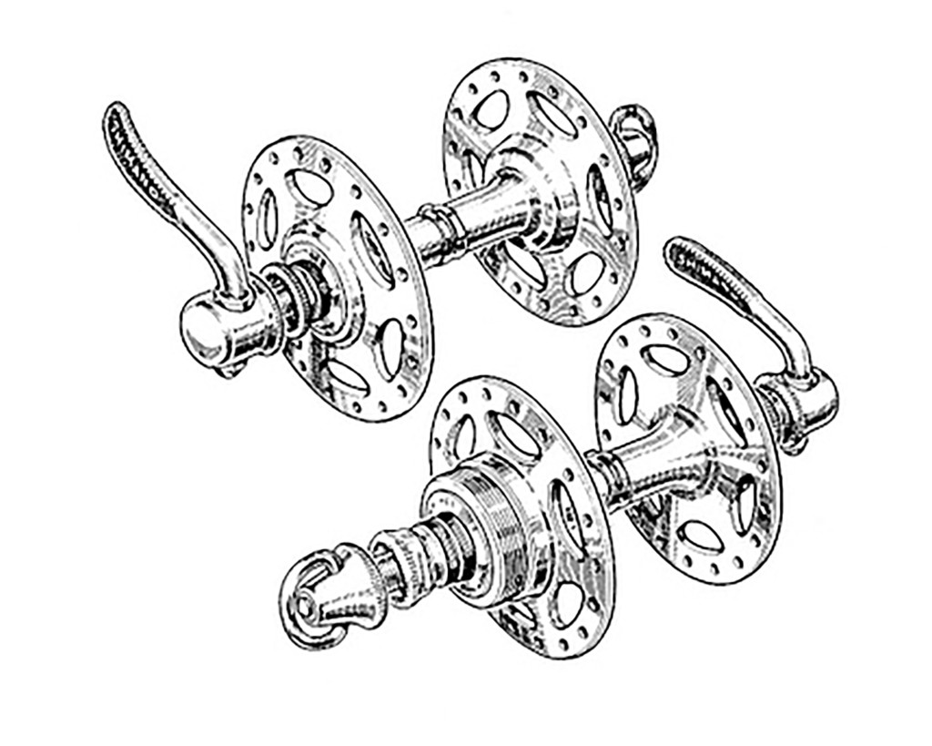 Daniel Rebour Shimano Front and Rear Hubs