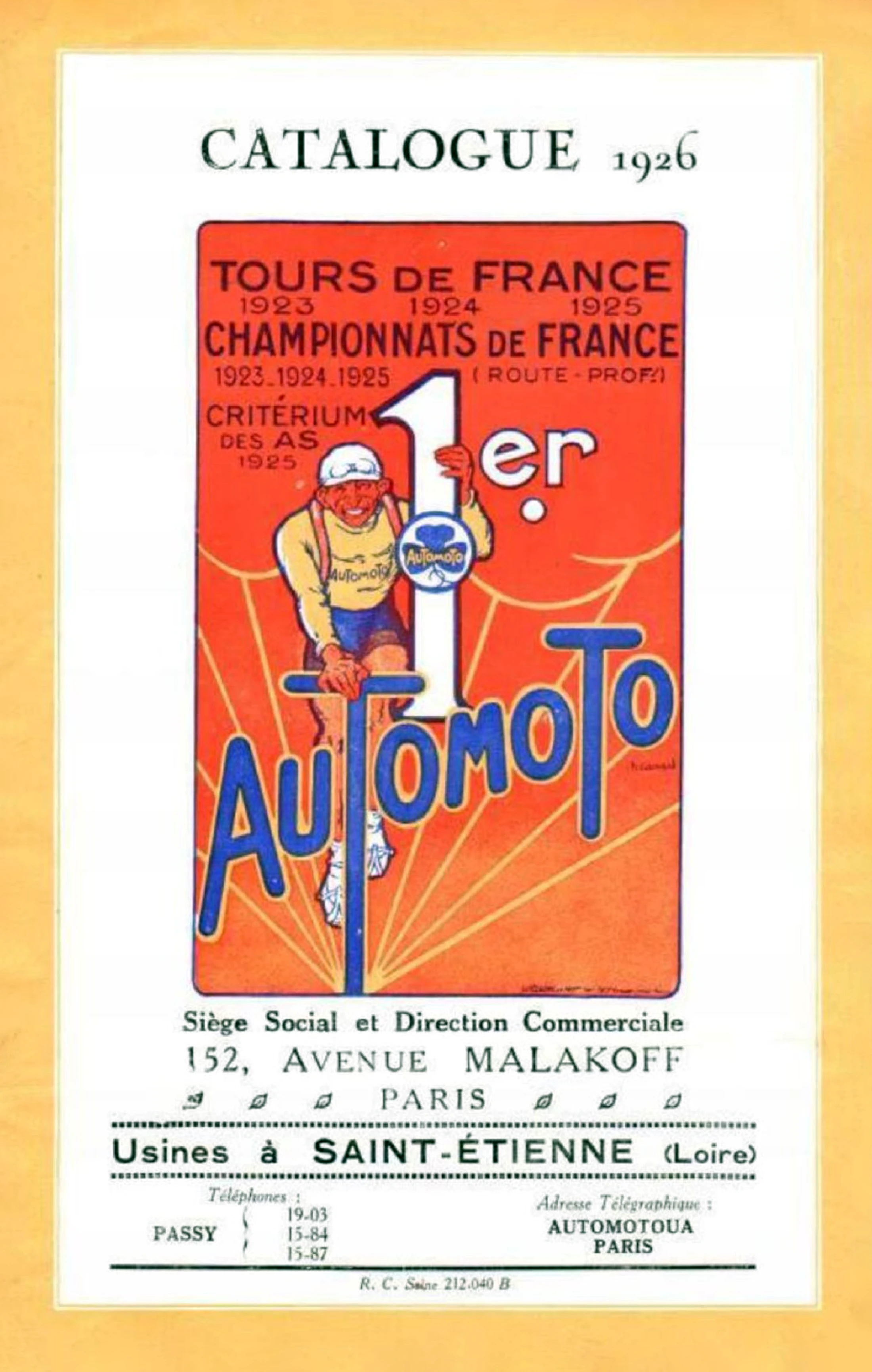 1926 Automoto Catalog Cover