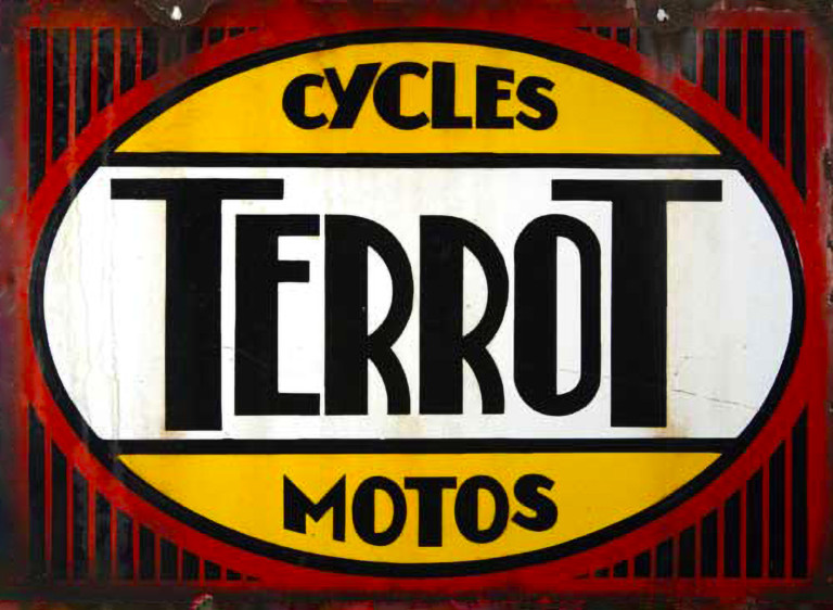 Terrot Cycles Motos Sign