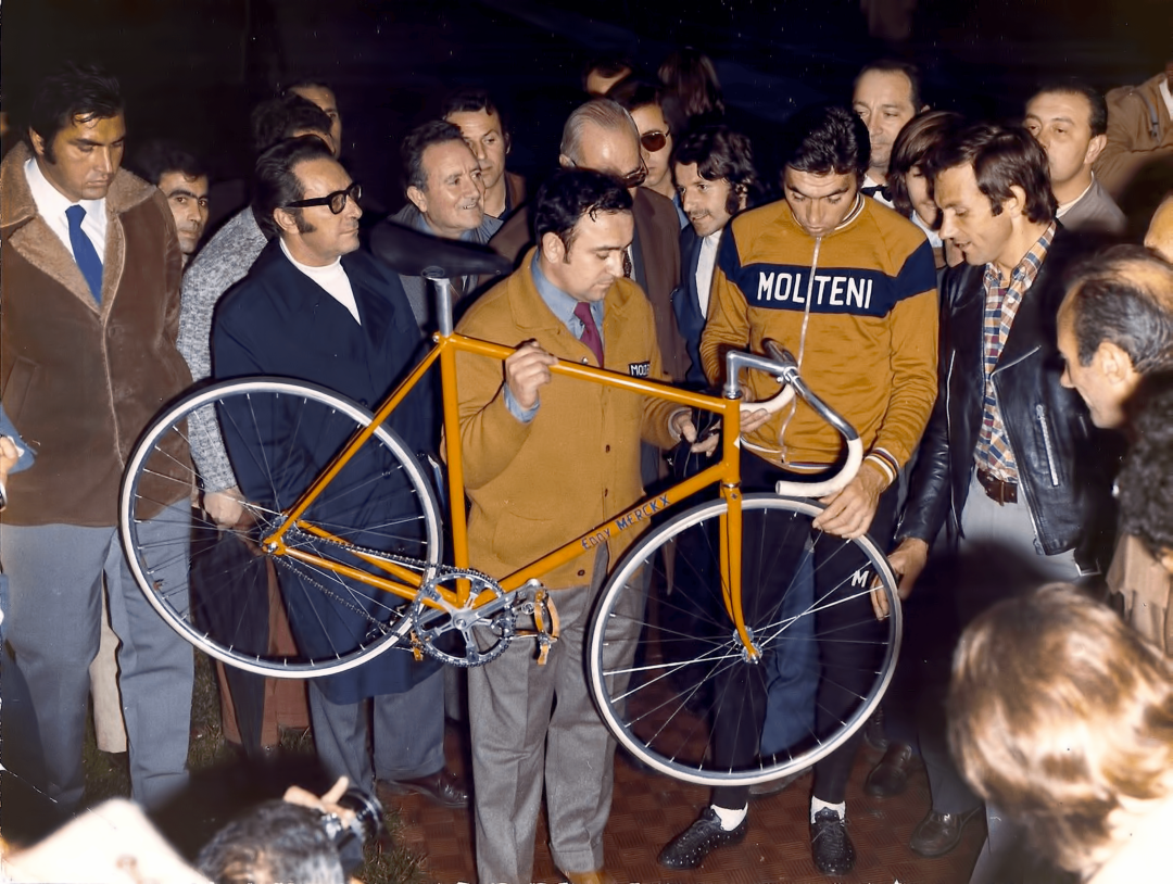 Eddy Merckx Ernesto Colnago Hour Record Bike