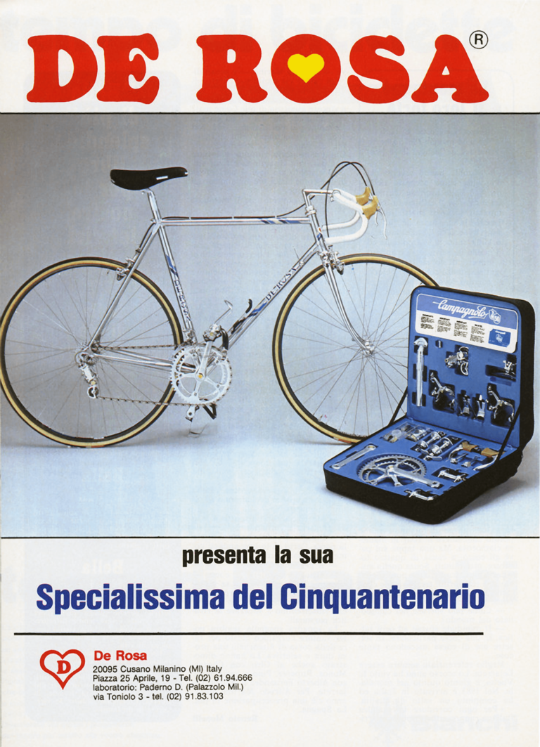 De Rosa c.1983 Advertisement — La Specialissima del Cinquantenario — page 1 of 1