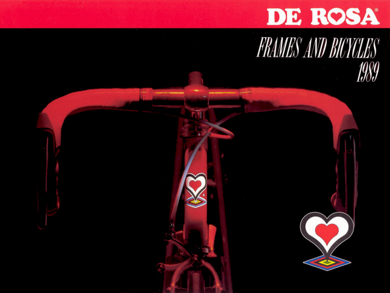 De Rosa 1989 Catalog — Frames and Bicycles, with the 35° Anniversario Limited Edition — page 1 of 8