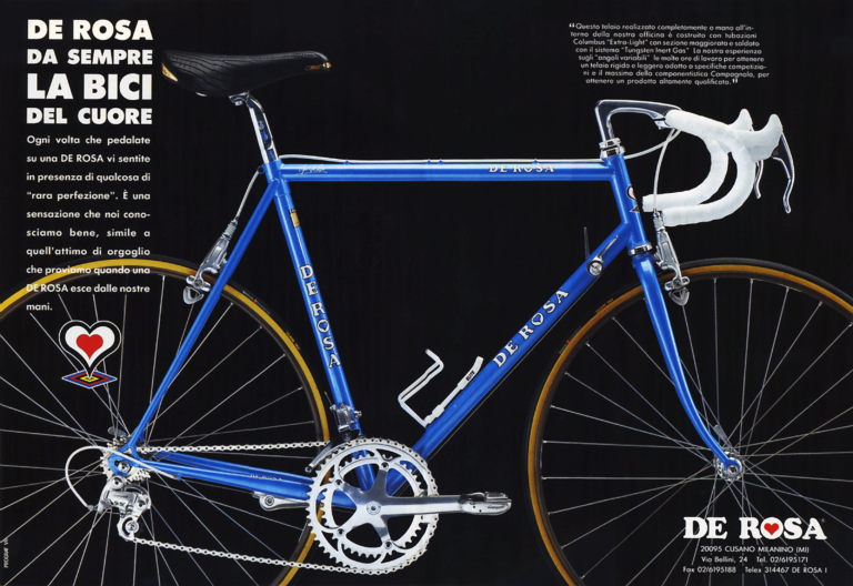 De Rosa Advertisement — Da Sempre la Bici del Cuore — page 1 of 1