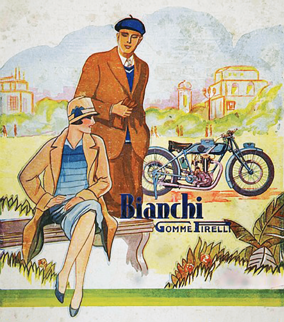 Bianchi 1928 Motorcycle Ad