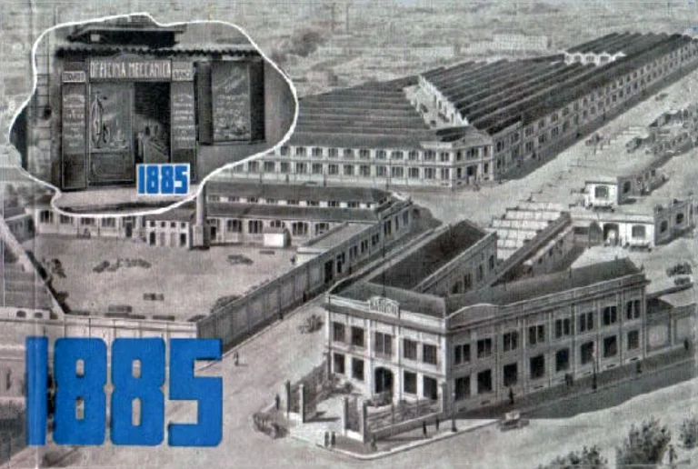 Bianchi Shop from 1885 in 1935 Catalog