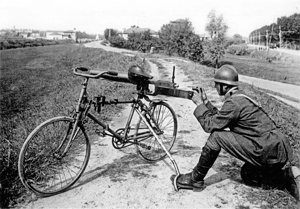 Bianchi Bersagliere Bicycle Machine Gun