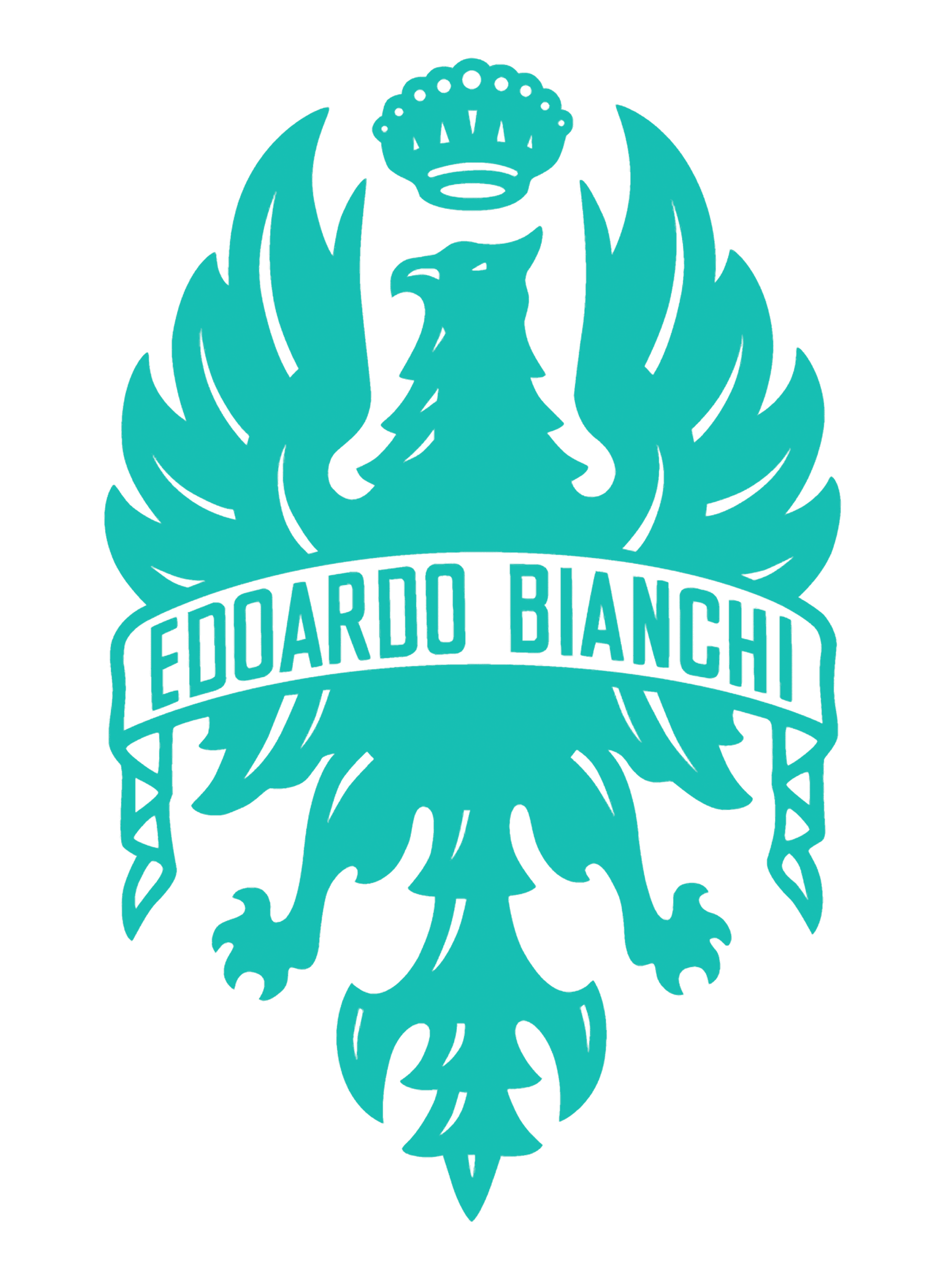 Edoardo Bianchi Eagle Logo Celeste