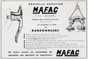 1951 Mafac Racer Ad Le Cycliste Nov 2200px