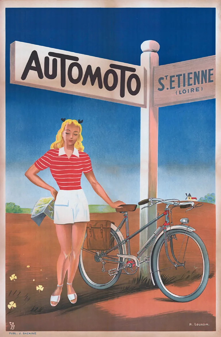 Automoto 1939 Poster — Lourdin — page 1 of 1