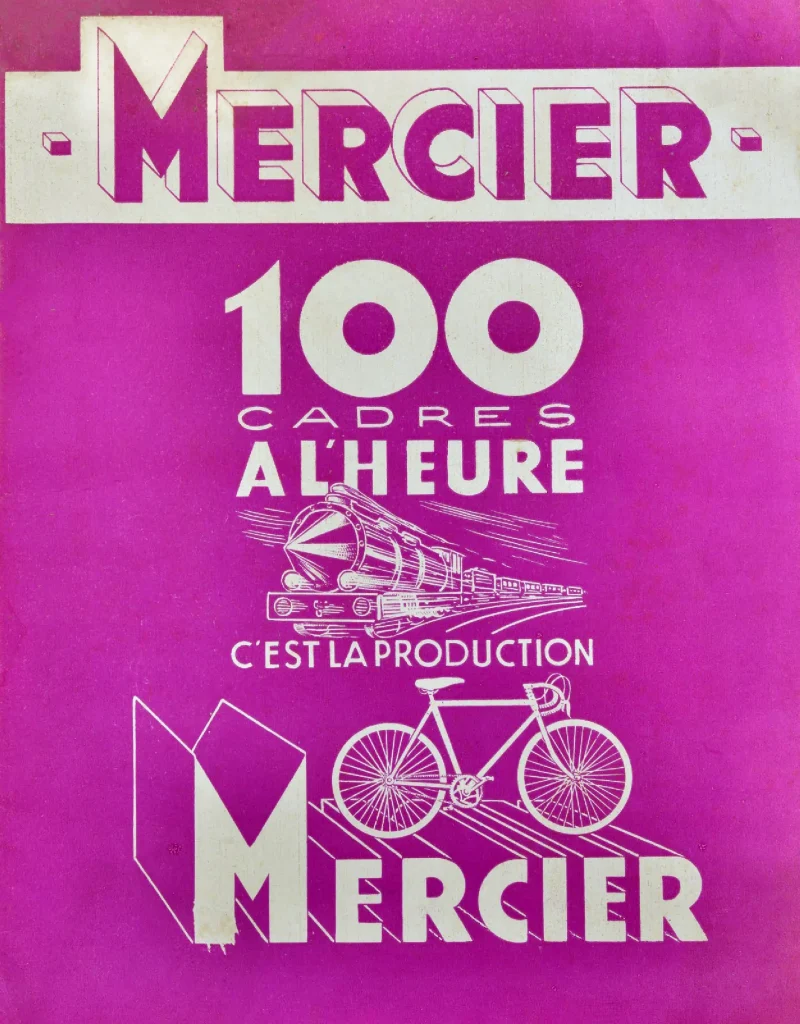 Cycles Mercier Catalog Cover in 1938
