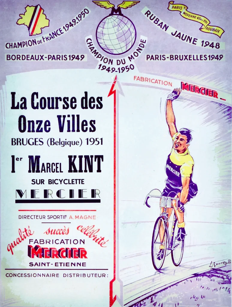 Cycles Mercier Marcel Kint Victories from 1951
