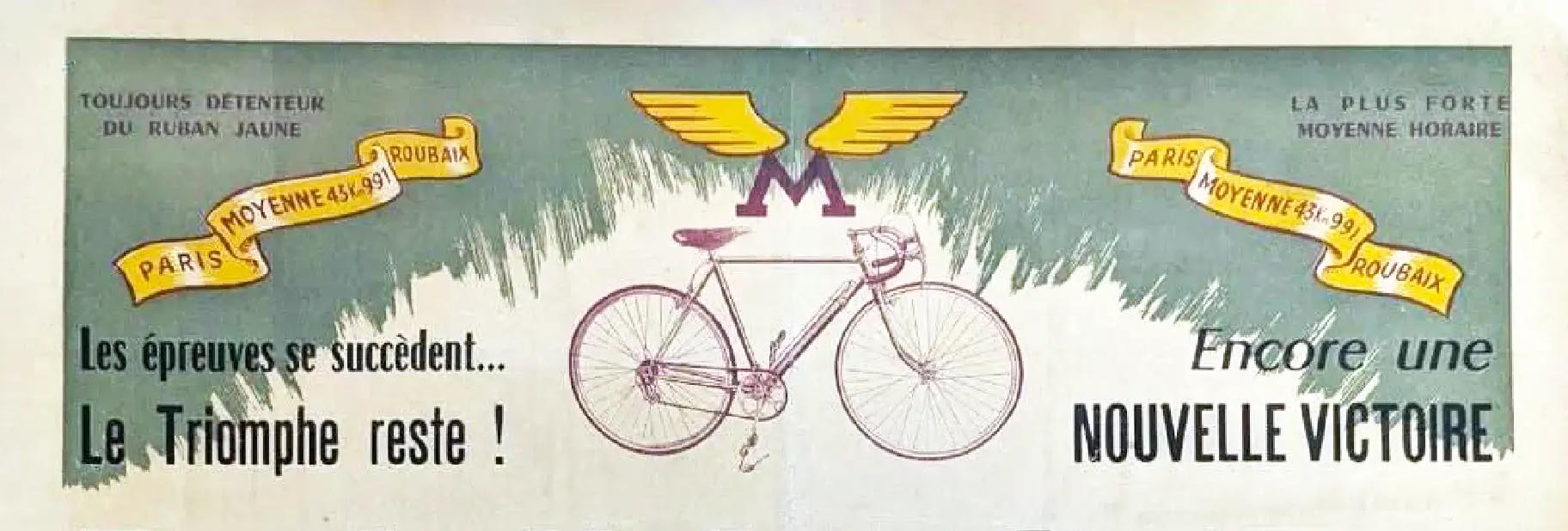 Mercier Velo and Velomoteur Ad from 1954