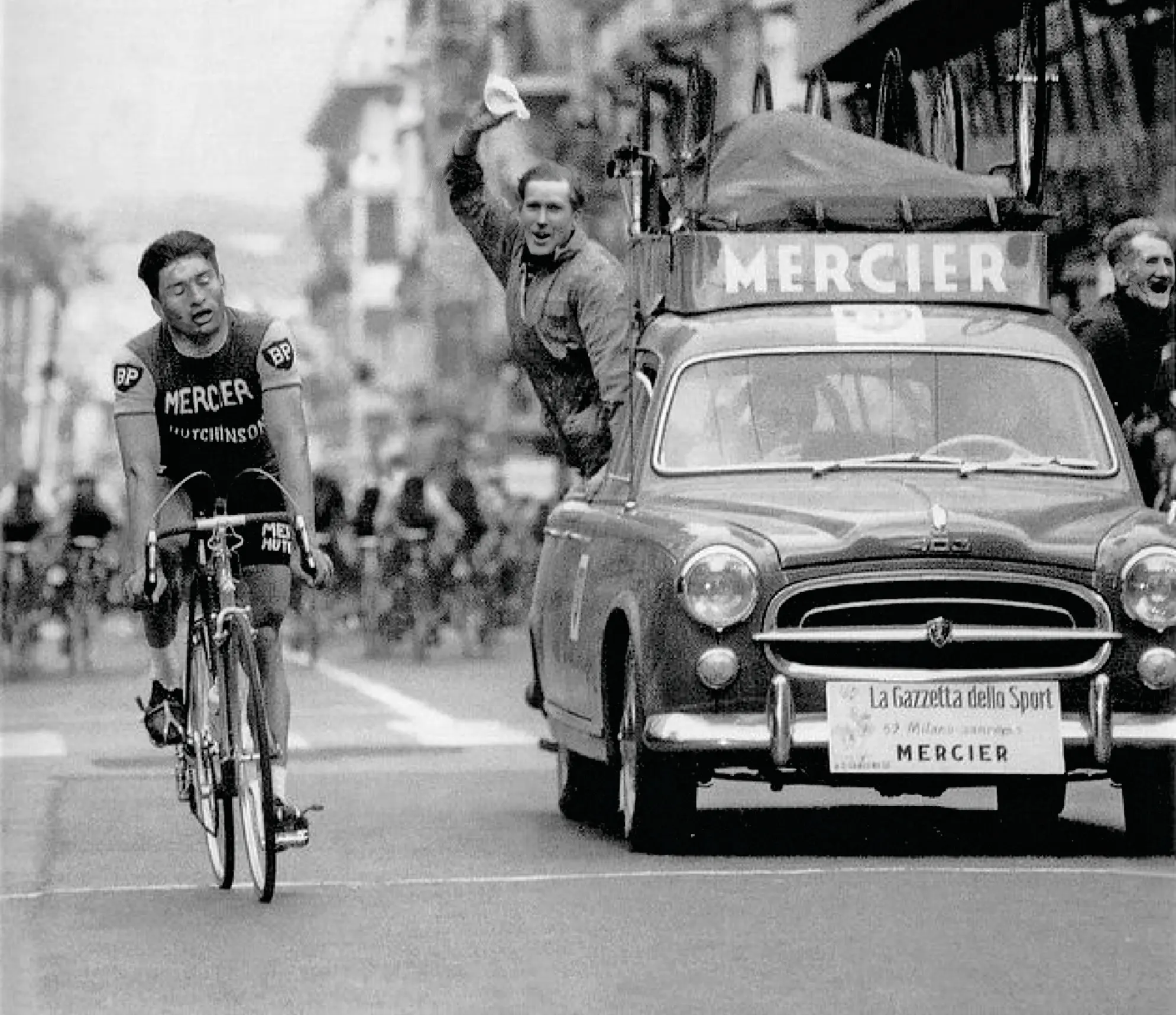 Raymond Poulidor at Milan San Remo in 1961