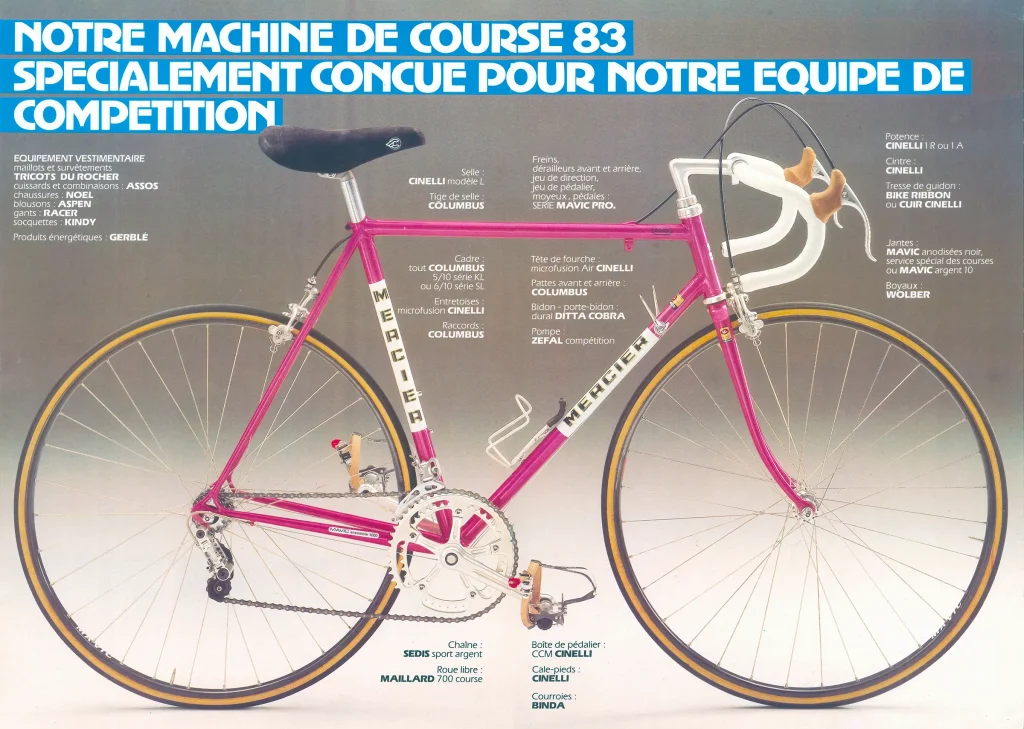 1983 Mercier Course Racing Bicycle