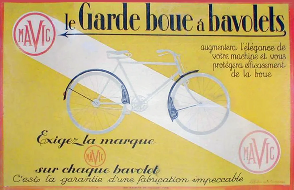Mavic Garde Boue a Bavolets Advertisement