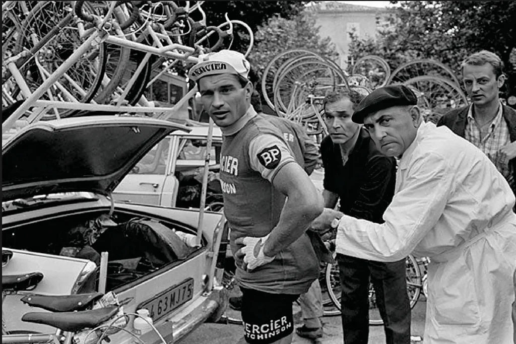 Raymond Poulidor and Antonin Magne