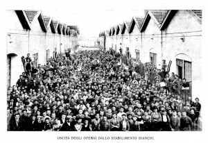 Bianchi Factory Workers from 1912 Catalog