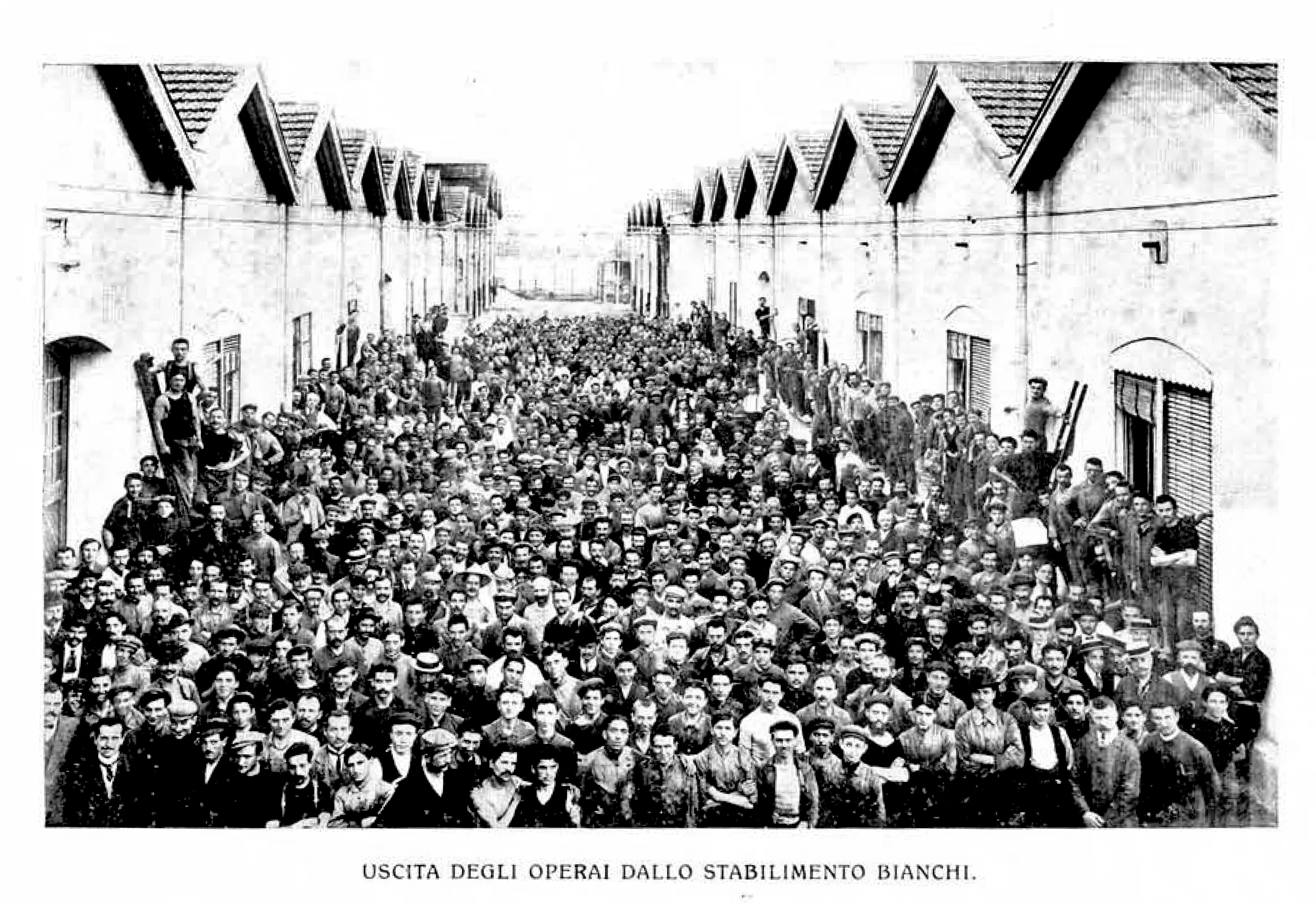 Bianchi Factory Workers from 1912 Catalog
