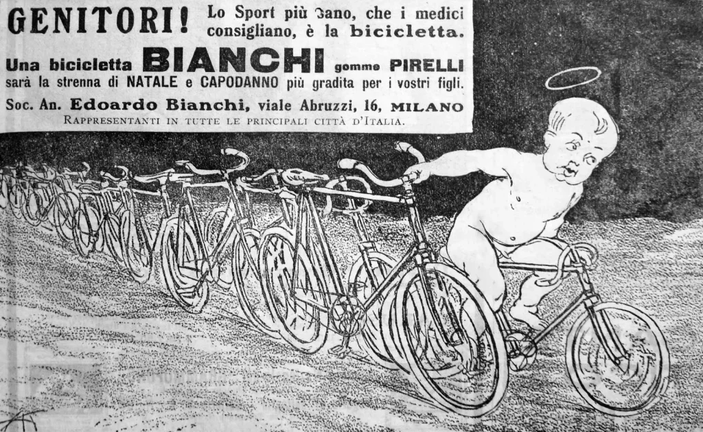 Bianchi Kids Bike Advertisement from 1914