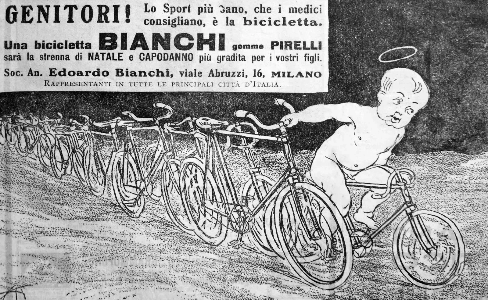 Bianchi Kids Bike Advertisement from December 1914