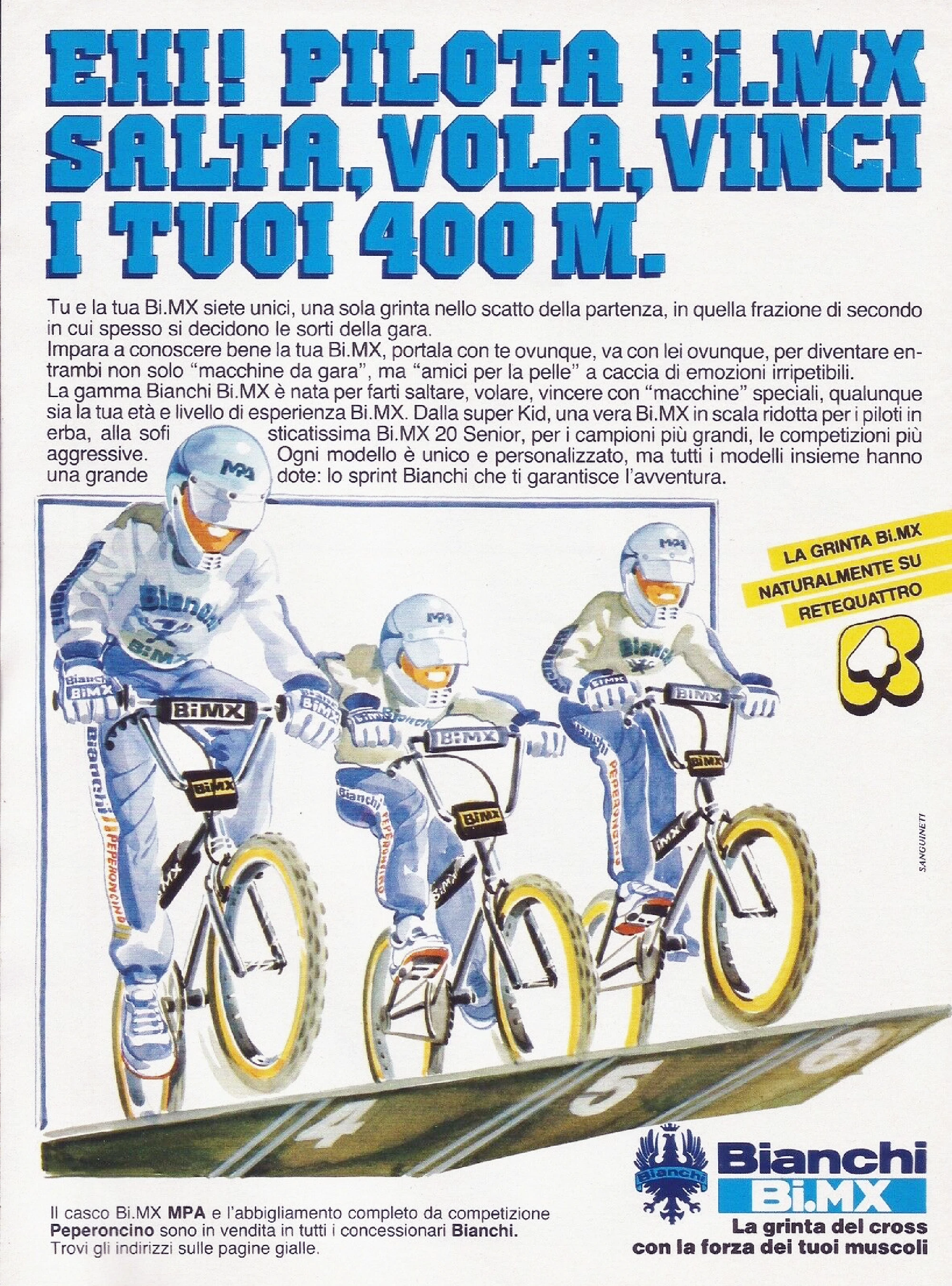 Bianchi BMX Advertisement from 1984