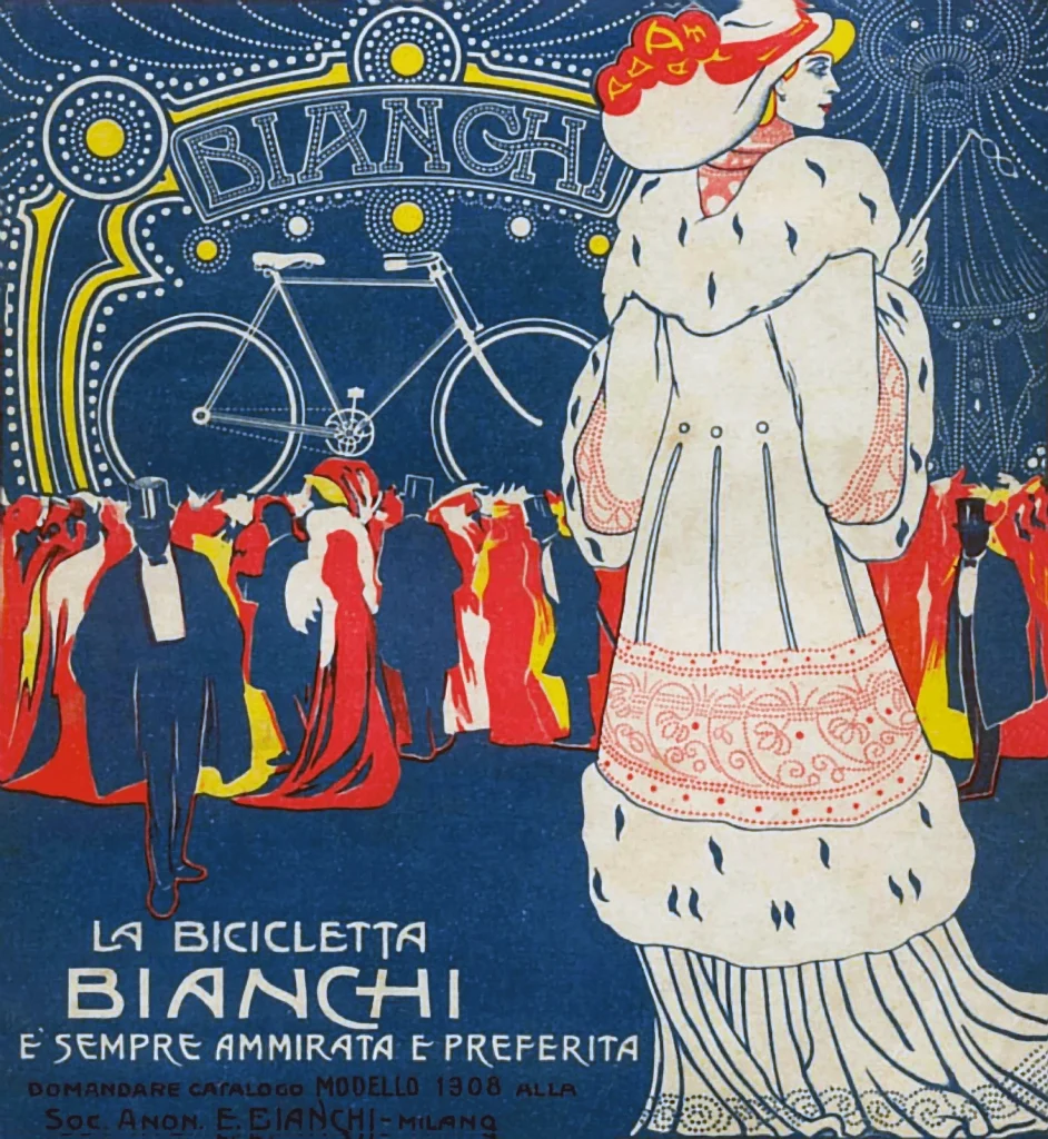 Bianchi Bicycle Advertisement from 1908