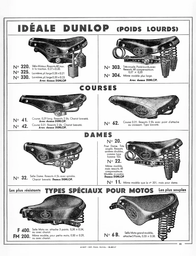 Idéale c.1936 Catalog — Tron & Berthet (Title Page and Pages 6, 10 and 11) — page 4 of 4