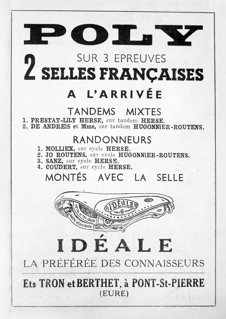 Idéale Advertisement — Poly, la Préférée des Connaisseurs — page 1 of 1