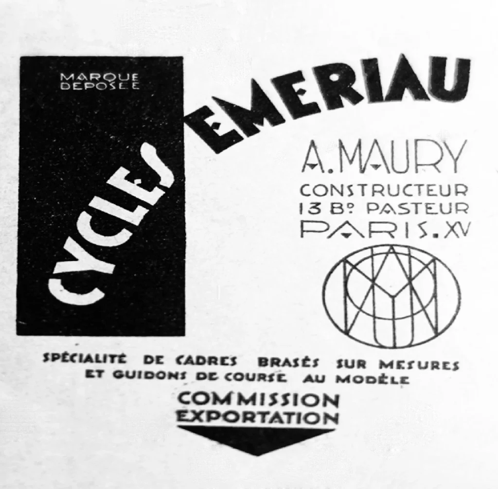 A. Maury Cycles Emeriau Publication