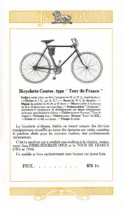 1920 Peugeot — Tour De France Brochure