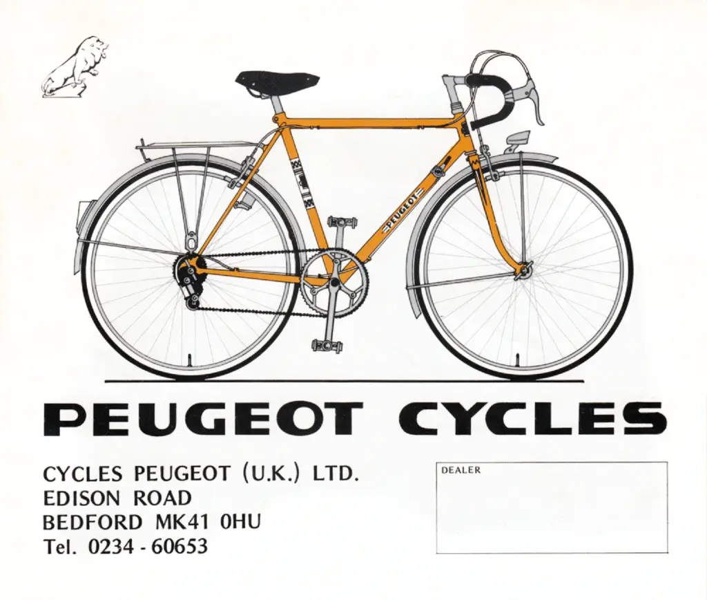 1974–75 Cycles Peugeot Uk Brochure — Page