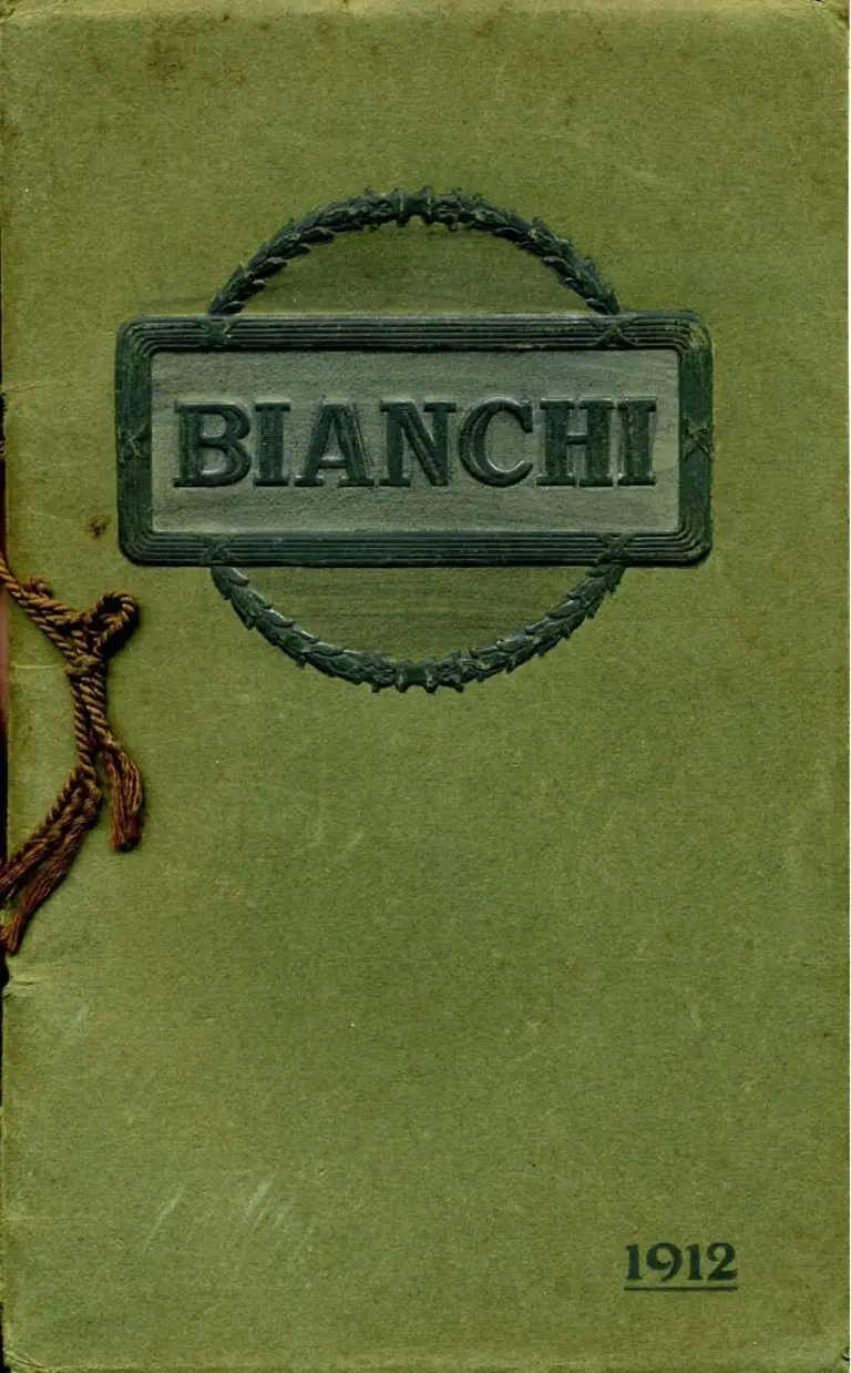 Bianchi 1912 Catalog — Bicycles — page 1 of 34