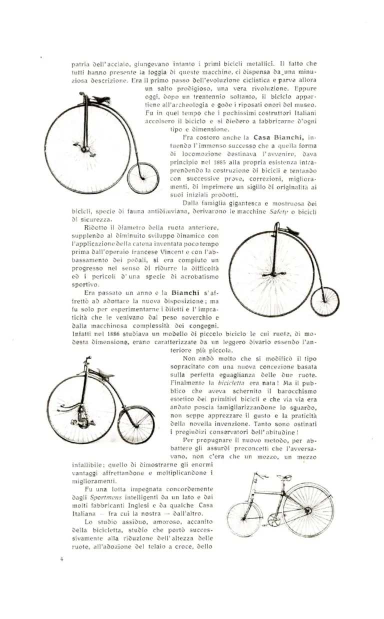 Bianchi 1912 Catalog — Bicycles — page 5 of 34