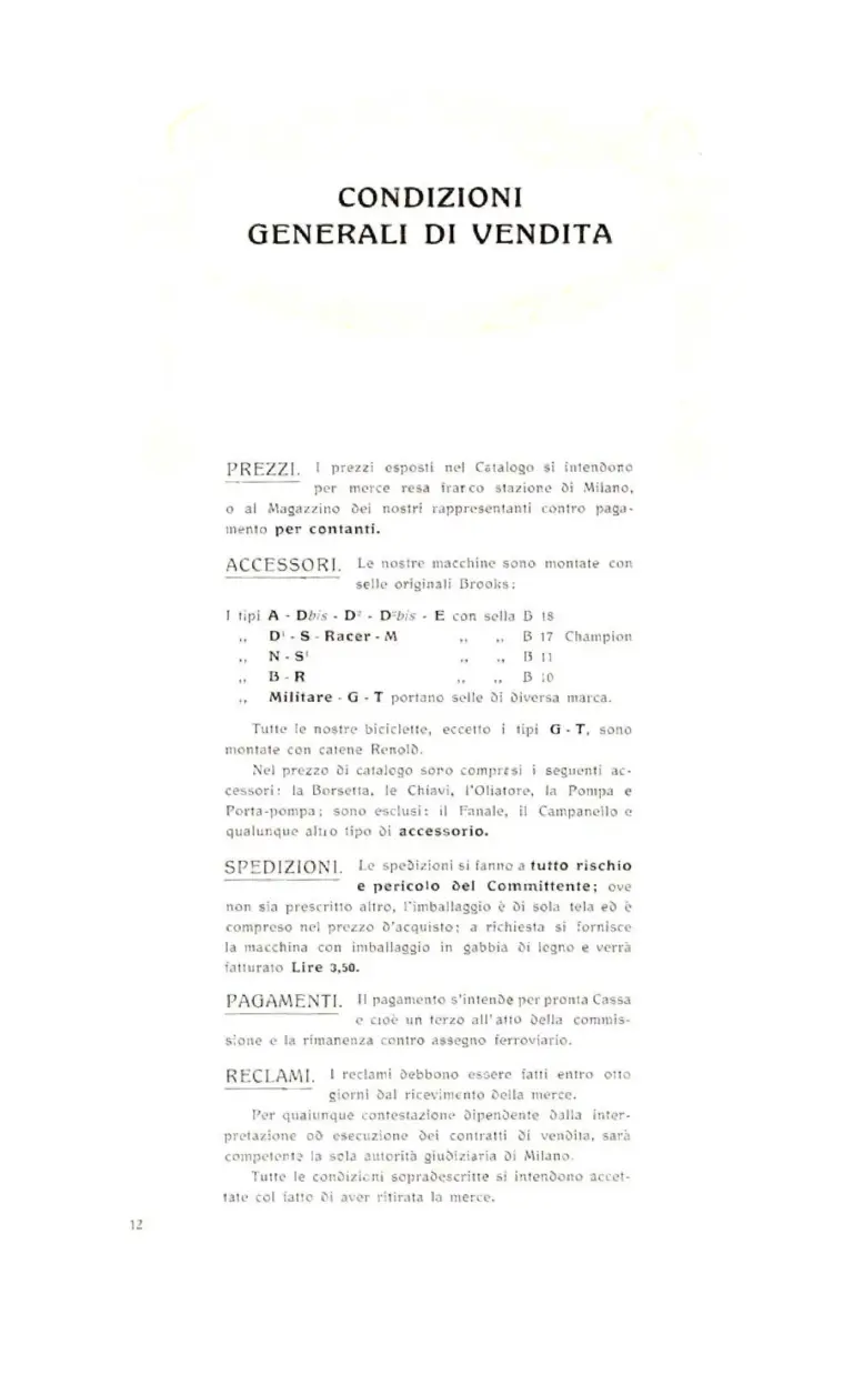 Bianchi 1912 Catalog — Bicycles — page 13 of 34